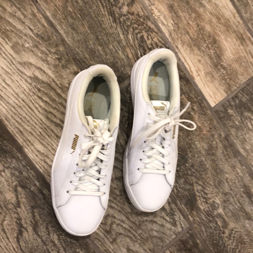 Puma white sneakers